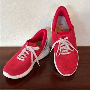 Kizik Athens Vibrant Pink Slip-on Sneakers Size W10.5  M9